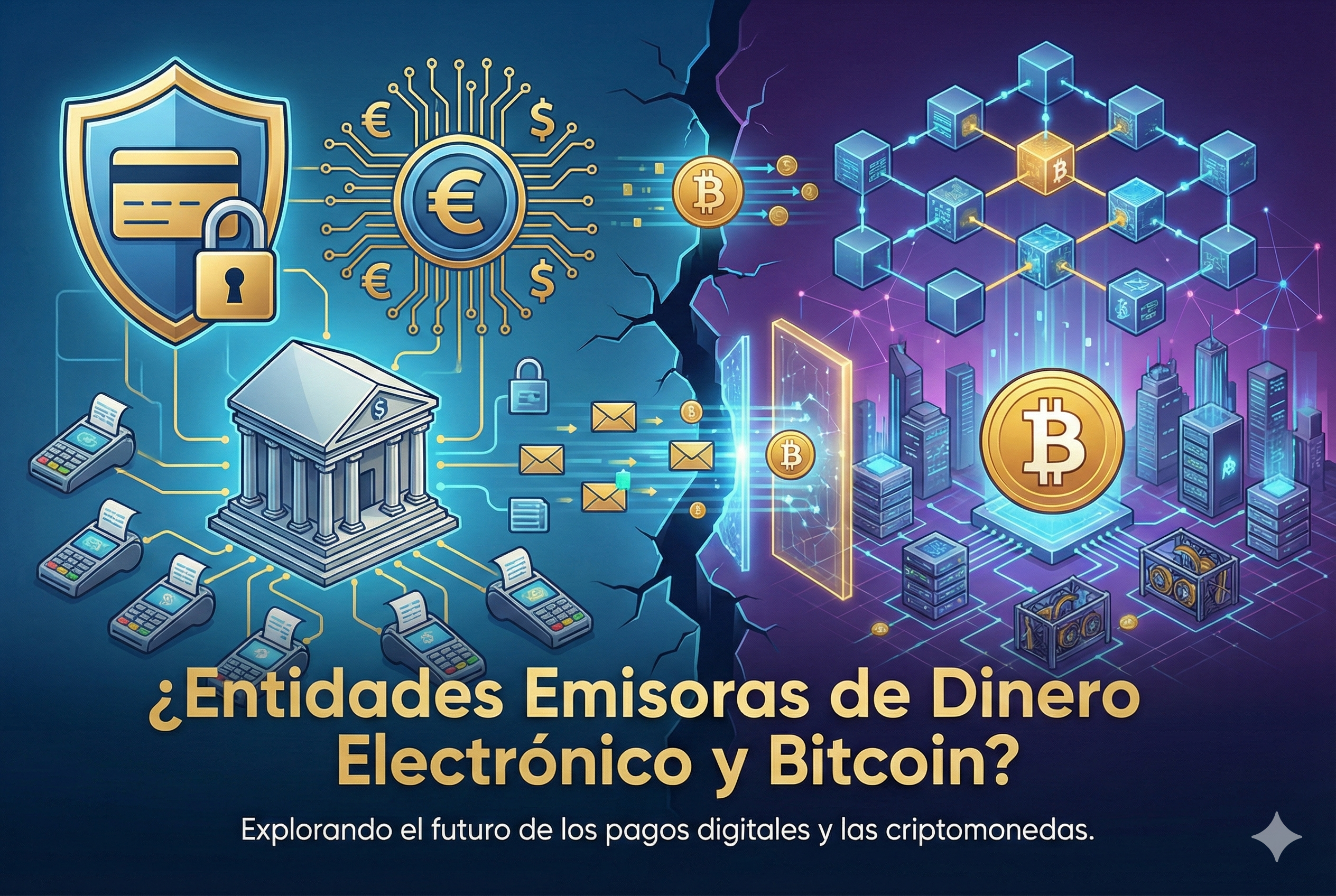 Entidades Emisoras de Dinero Electrónico (EDES) y BitCoin
